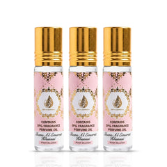 Pink Blush Shams Al Emarat Khususi Roll-On Perfume Oil 10ml (0.34 oz) By Ard Al Zaafaran (Pack of 3)
