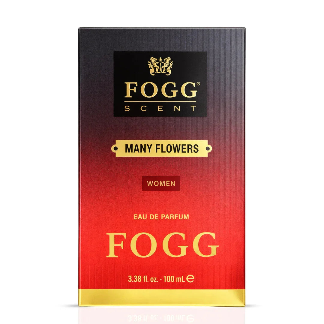 Many Flowers for Women Eau de Parfum Spray 100ml (3.38 oz) by Fogg - Intense Oud