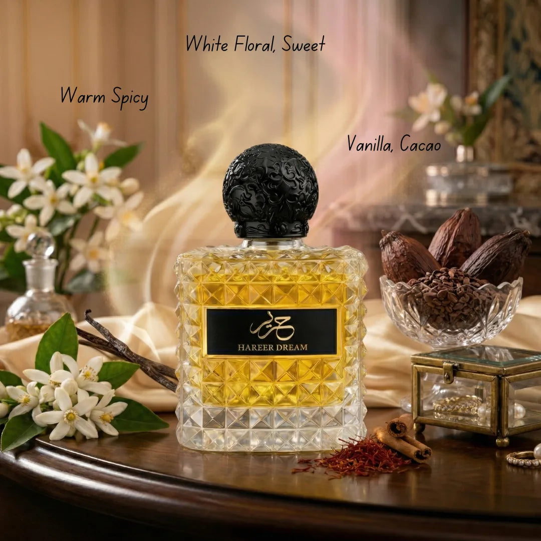 Hareer Dream Eau De Parfum Spray 100ml (3.4 oz) By Aura Fragrances - Intense Oud
