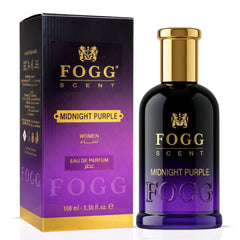 Midnight Purple for Women Eau de Parfum Spray 100ml (3.38 oz) by Fogg - Intense Oud
