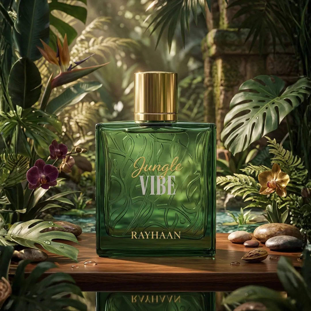 Jungle Vibe Eau de Parfum Spray 100ml (3.4 oz) By Rayhaan - Intense Oud