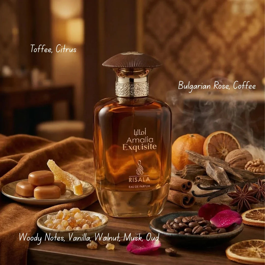 Amalia Exquisite Eau De Parfum Spray 100ml (3.4 oz) By Elite Risala - Intense Oud