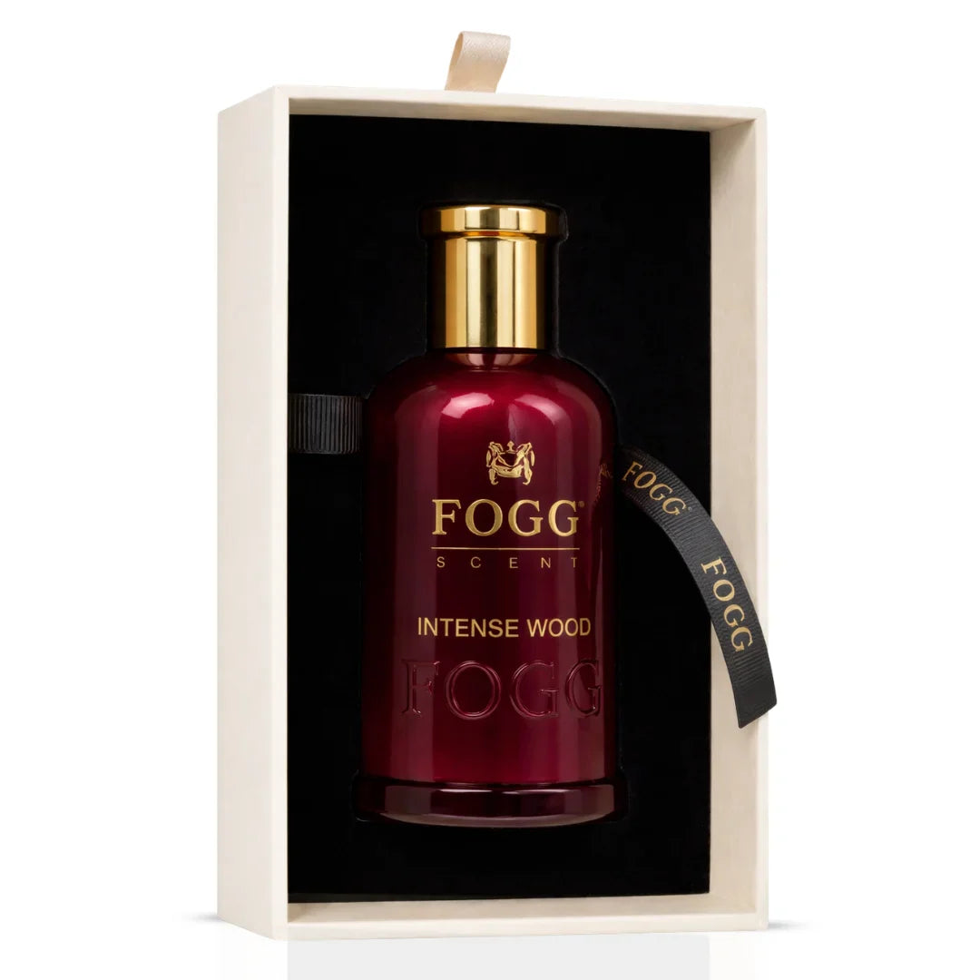 Intense Wood for Men Eau de Parfum Spray 100ml (3.38 oz) by Fogg - Intense Oud