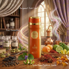 RISALA Empire Arza perfumed body spray 200ml deodorant with floral and woody scent, in a sleek spray bottle.