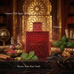 Rayhaan Crimson Eau de Parfum Spray 100ml (3.4 oz) By Rayhaan - Intense Oud
