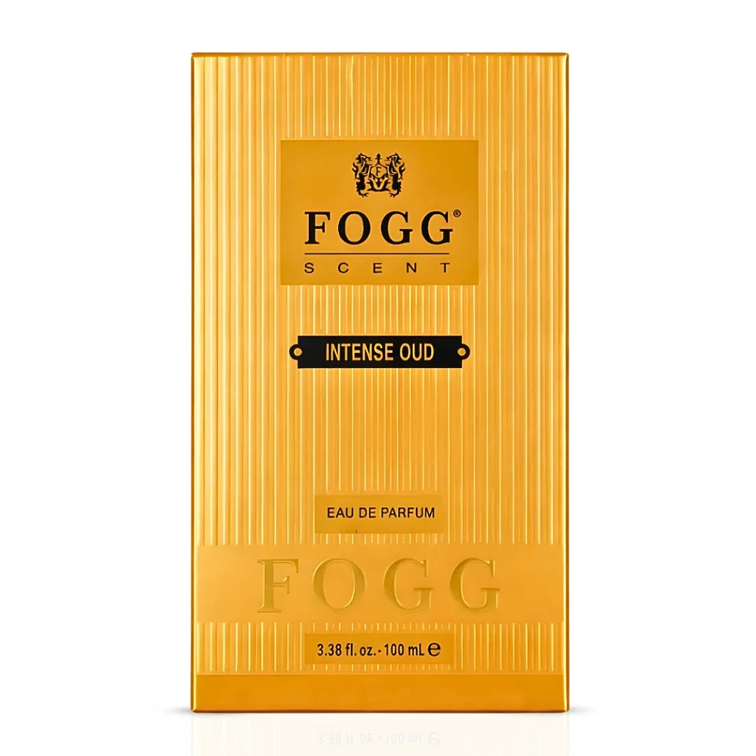Intense Oud for Men Eau de Parfum Spray 100ml (3.38 oz) by Fogg - Intense Oud