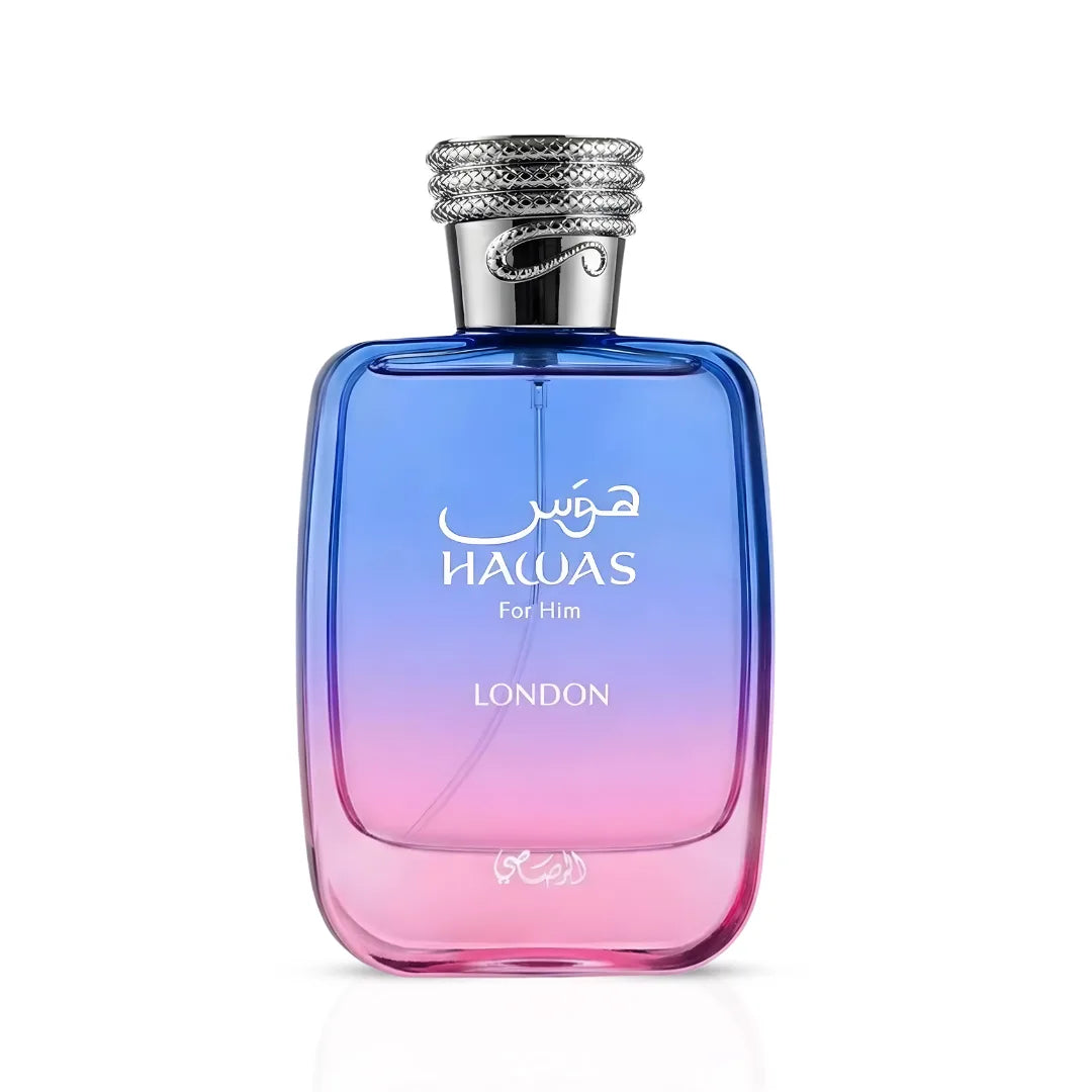 Hawas London Eau De Parfum Spray 100ml (3.38 oz) By Rasasi - Intense Oud