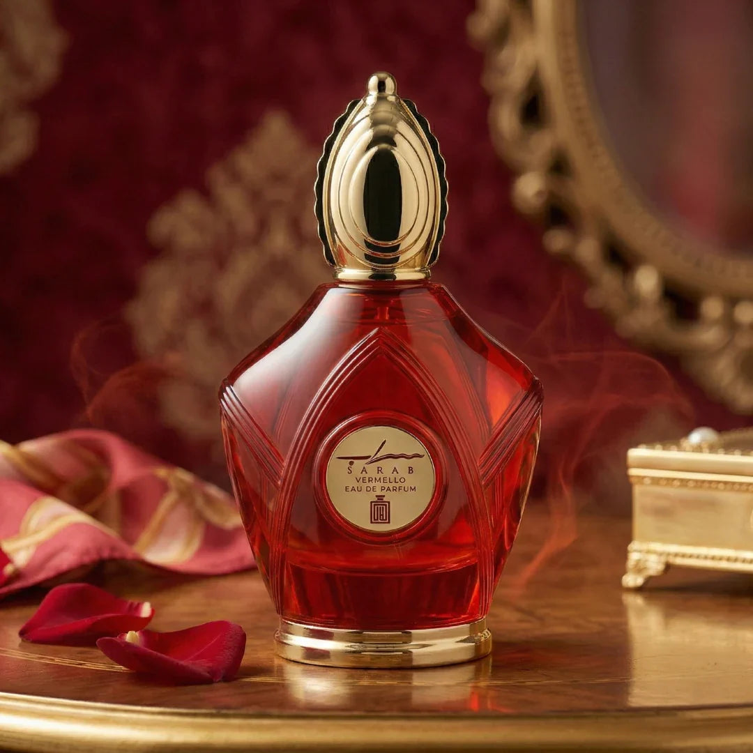 Sarab Vermello Eau De Parfum Spray 100ml (3.4 oz) By Aura Fragrances - Intense Oud