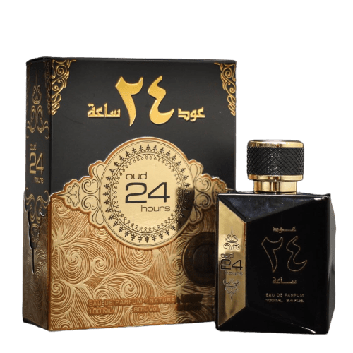 Oud 24 Hours EDP Unisex - 100mL (3.4oz) by Ard Al Zaafaran - Intense oud