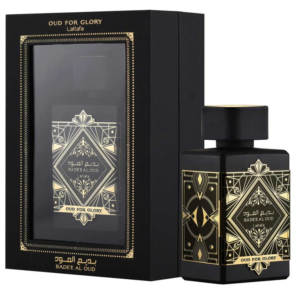 Collection For Men (2 Piece) | FANAA Leather for Men EDP - Eau De Parfum 100 ML (3.4 Oz) I By Intense Elite AND Bade'e Al Oud for Glory EDP - 100ML (3.4 oz) by Lattafa - Intense Oud