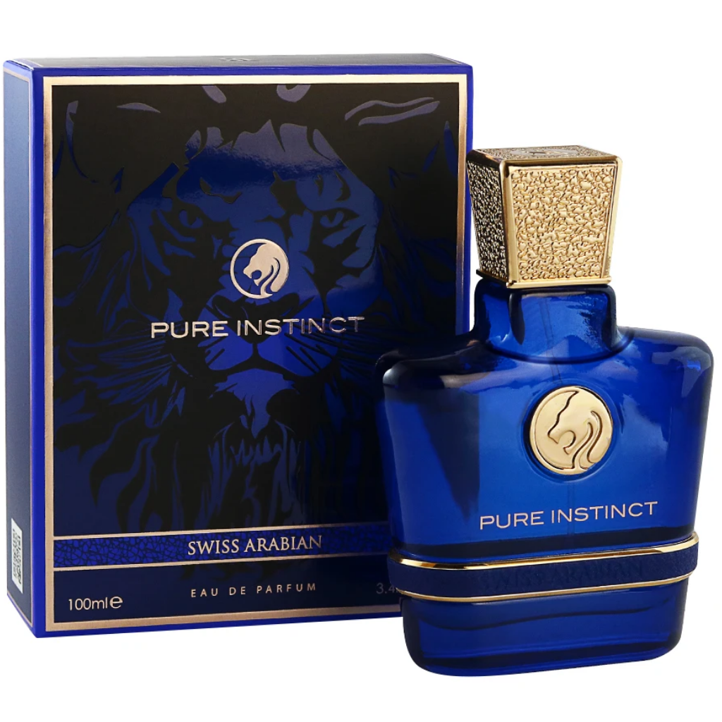 Pure Instinct for Men EDP - 100 ML (3.4 oz) by Swiss Arabian - Intense oud