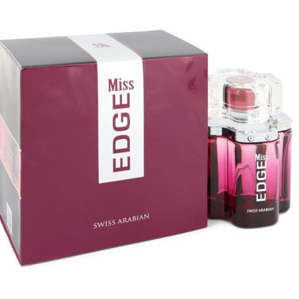 Miss Edge for Women EDP - 100 ML (3.4 oz ) by Swiss Arabian - Intense oud