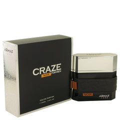 Armaf Craze Noir by Armaf Eau De Parfum Spray 3.4 oz for Men - Intense Oud