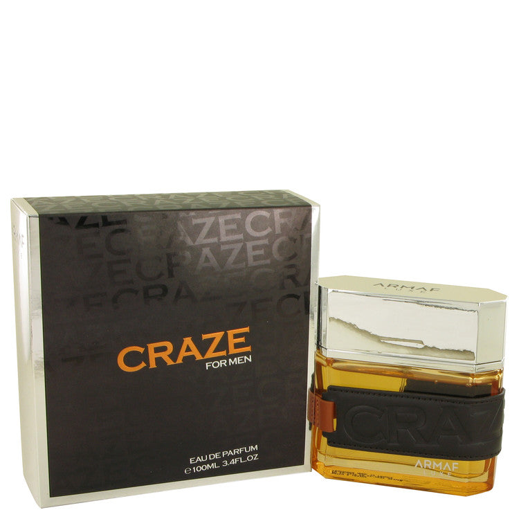 Armaf Craze by Armaf Eau De Parfum Spray 3.4 oz for Men - Intense Oud