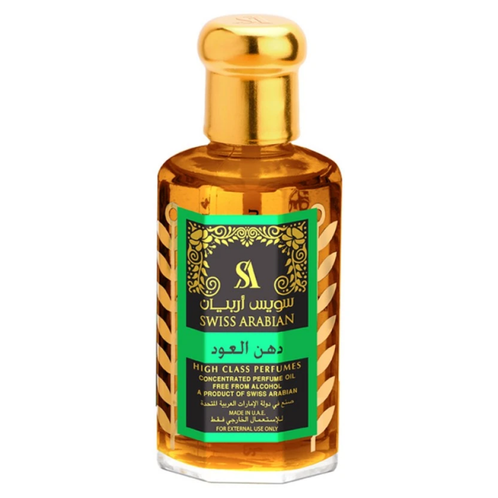 Dehn Al Oud Perfume Oil - 95 ML (3.2 oz) by Swiss Arabian - Intense oud