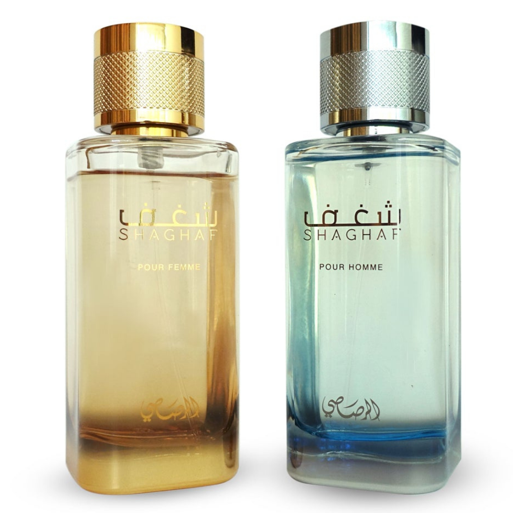 Shaghaf EDP (Couple Set) Men & Women - 100 ML (3.4 oz) by Rasasi - Intense Oud