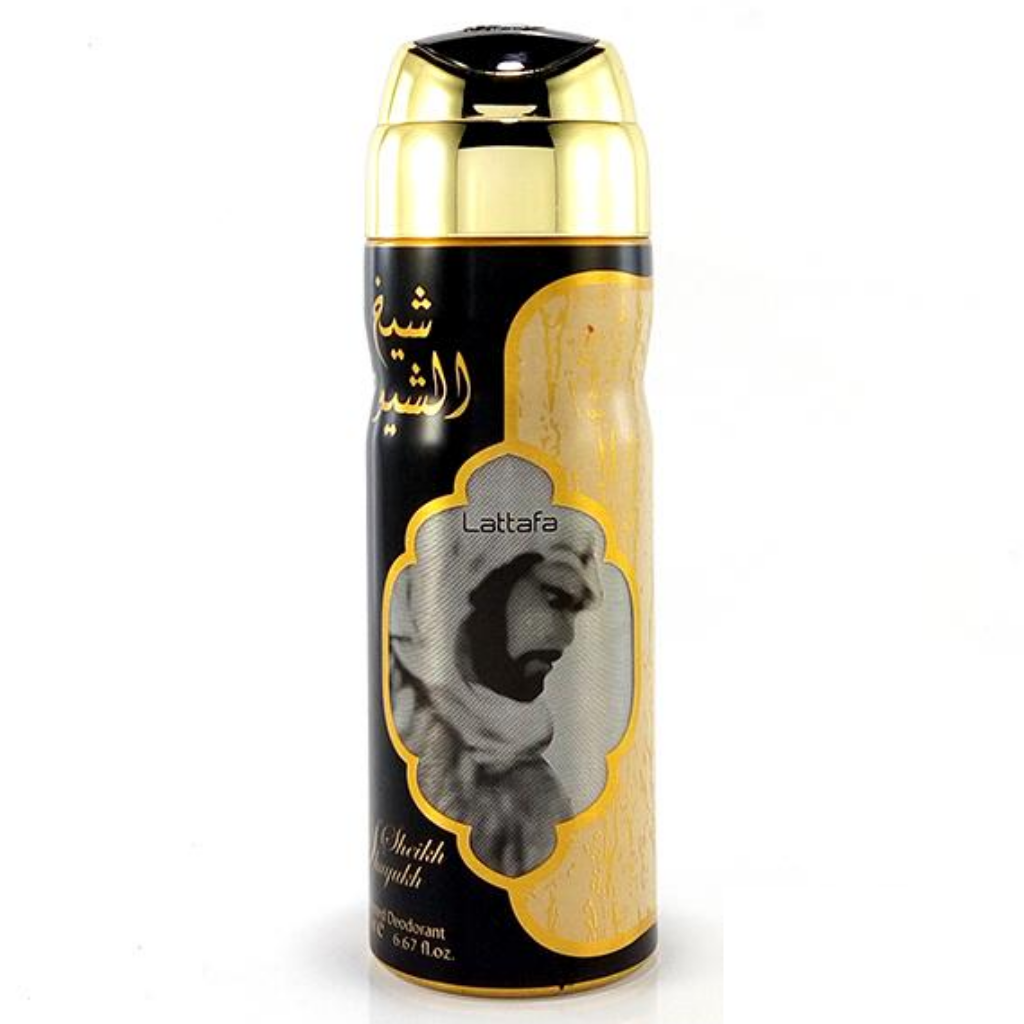Sheikh Al Shuyukh Luxe Deodorant - 200ML (6.7 oz) by Lattafa - Intense oud