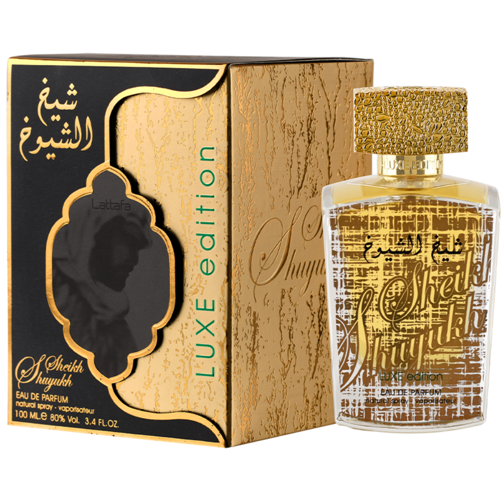 Collection For Men (2 Piece) |  Sheikh Al Shuyukh Luxe EDP - 100ML (3.4 oz) by Lattafa and Folie For Unisex EDP - Eau De Parfum 100 ML (3.4 Oz) I By Intense Elite - Intense Oud