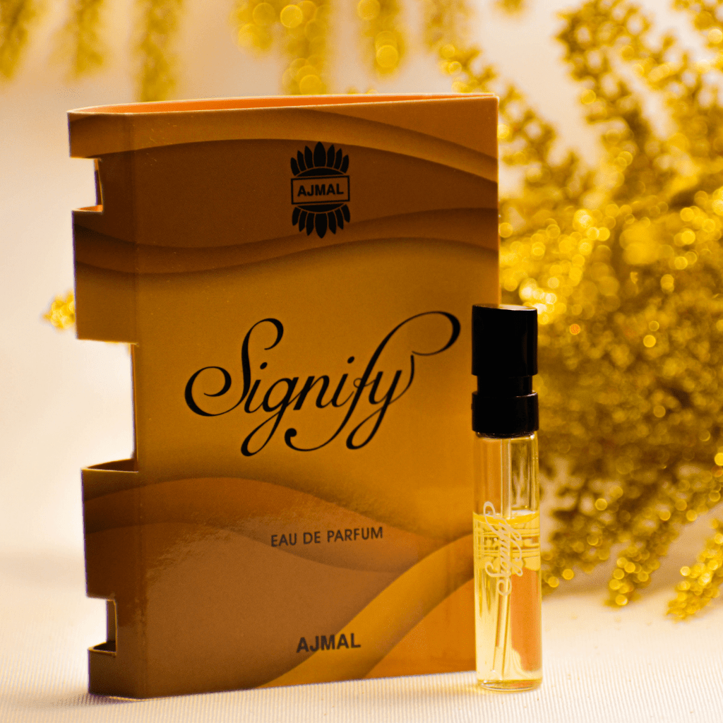 1 Signify EDP Sample for Women - 1ML (0.05 oz) by Ajmal - Intense oud