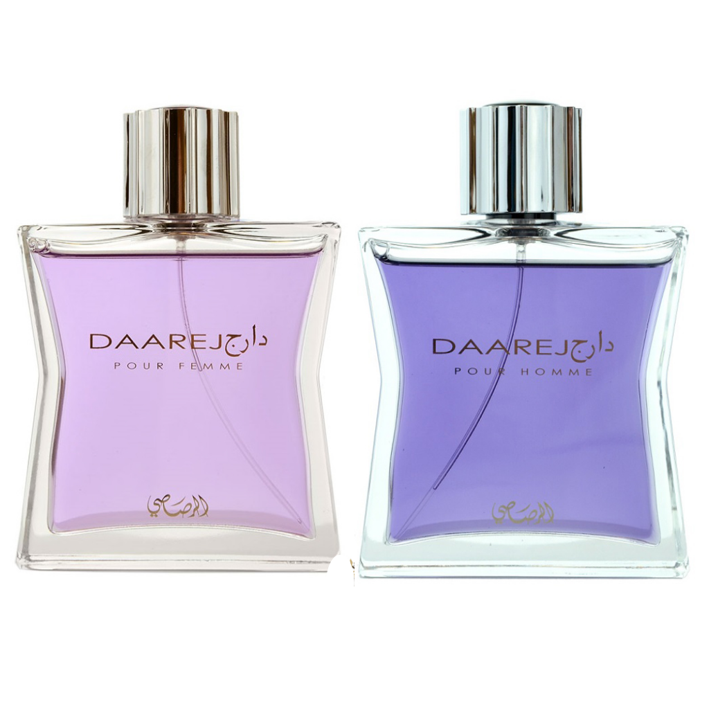 Daarej EDP (Couple Set) Men & Women 100 ML (3.4 oz) by Rasasi - Intense Oud