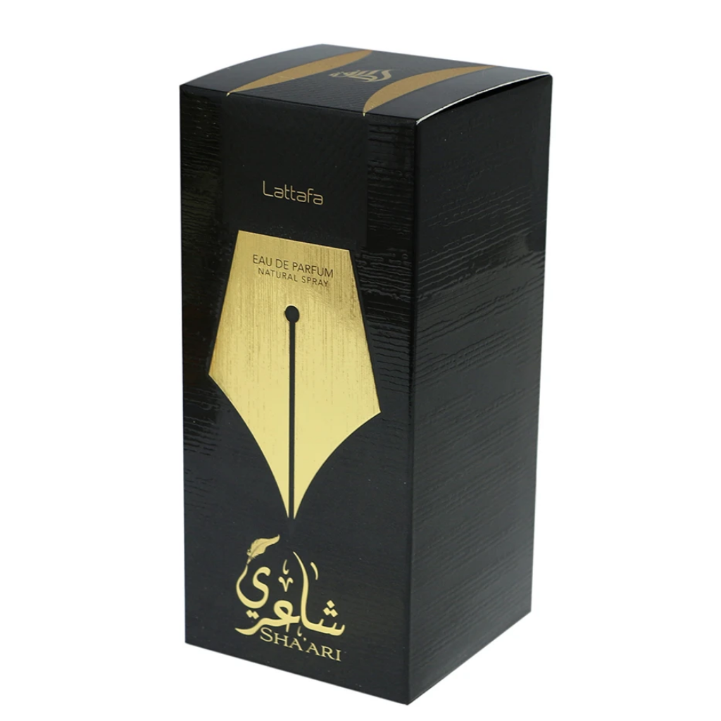 Shaari EDP - 100ML (3.4 oz) by Lattafa - Intense oud