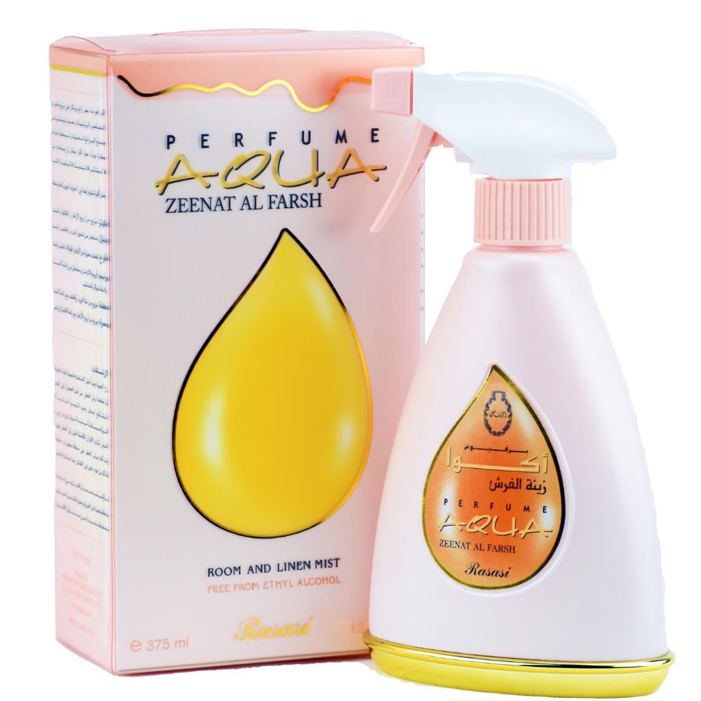 Aqua Zeenath Al Farsh Air Freshener - 375 ML (12.7 oz) by Rasasi - Intense oud