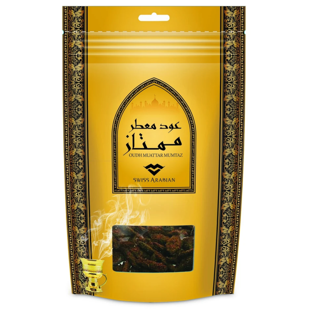 Muattar Mumtaz Bakhoor - 500 GM (17.6 oz) by Swiss Arabian - Intense oud