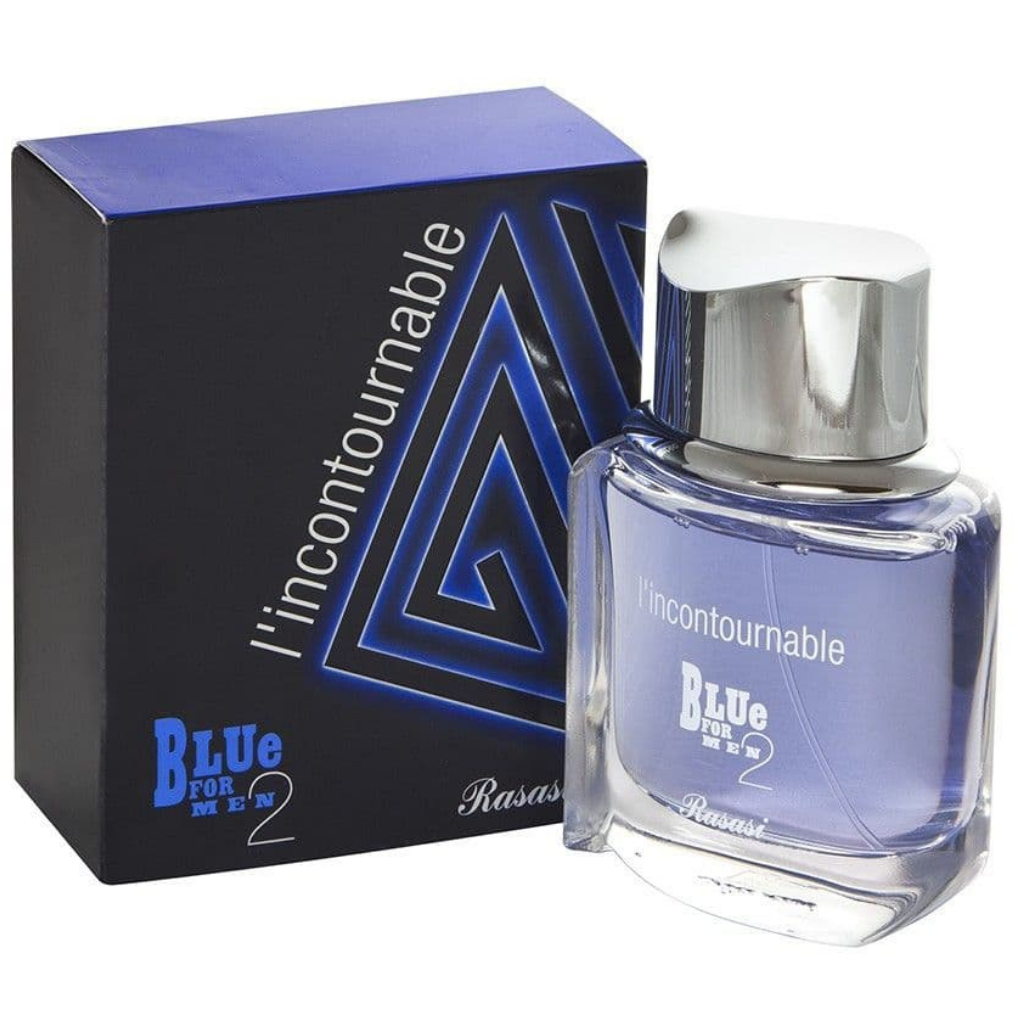 Blue for Men 2 L'Incontournable EDP - 75ML (2.5 oz) by Rasasi - Intense oud