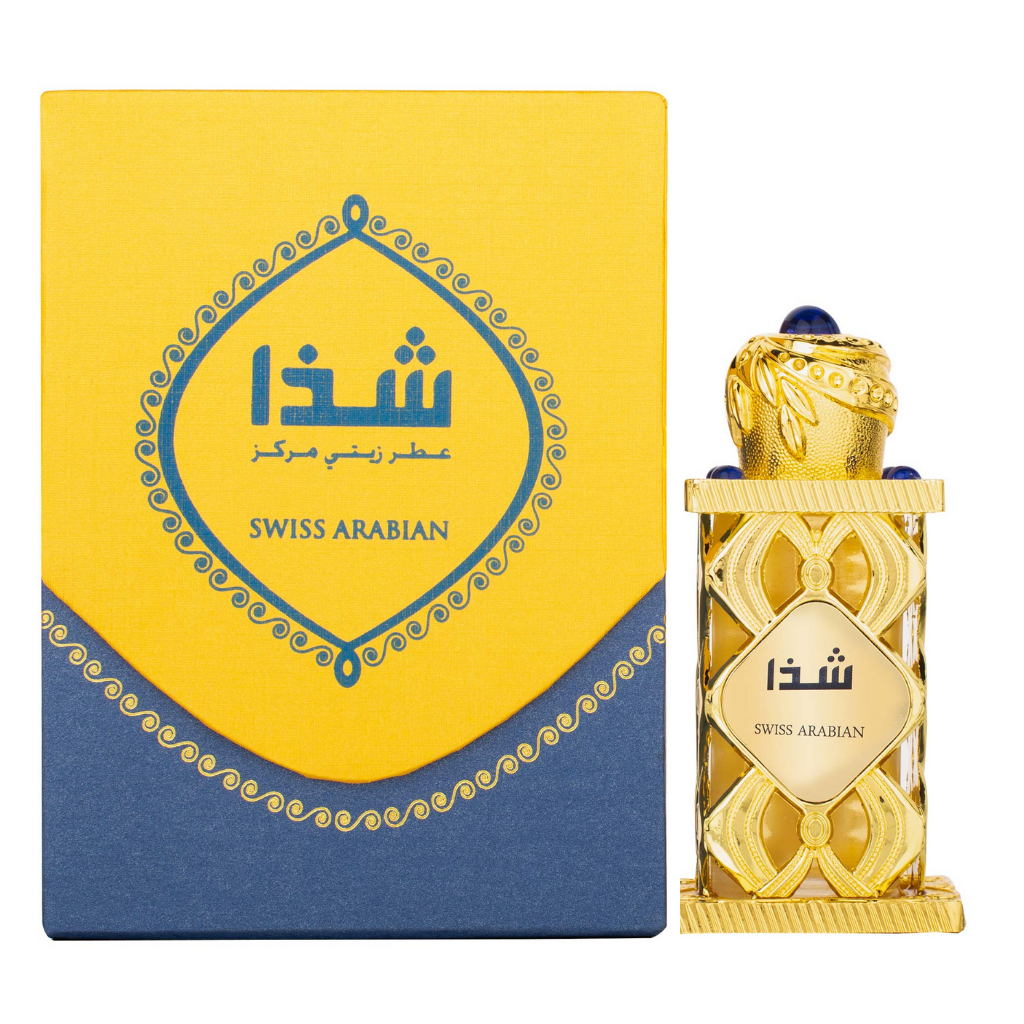 Shadha Perfume Oil - 18 ML (0.61 oz) by Swiss Arabian - Intense oud