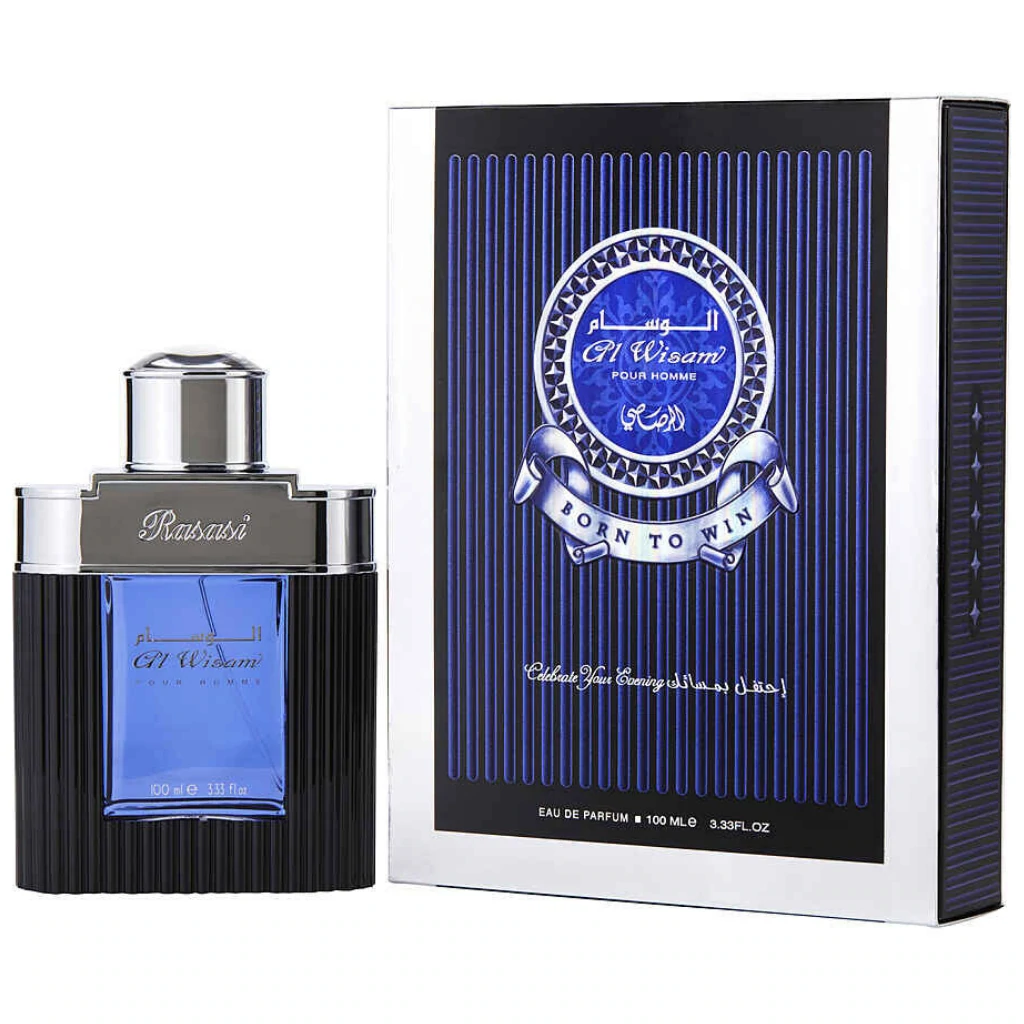 Al Wisam EDP (Couple Set) Day & Evening Men - 100 ML (3.4 oz) by Rasasi - Intense Oud