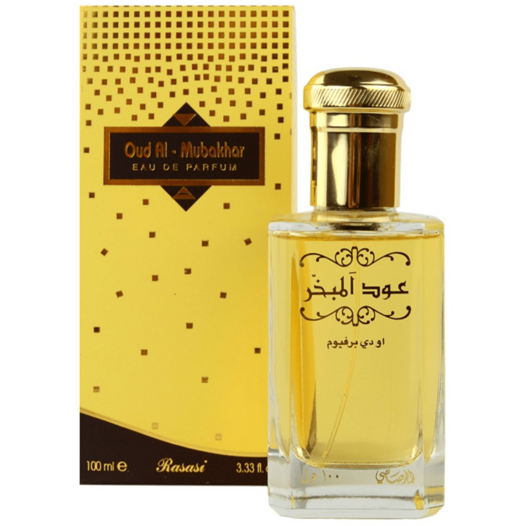 Oud Al Mubakhar for Men EDP- 100 ML (3.4 oz) by Rasasi - Intense oud