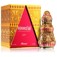 Insherah Gold Perfume Oil - 15 Ml (0.5 oz) by Rasasi - Intense oud