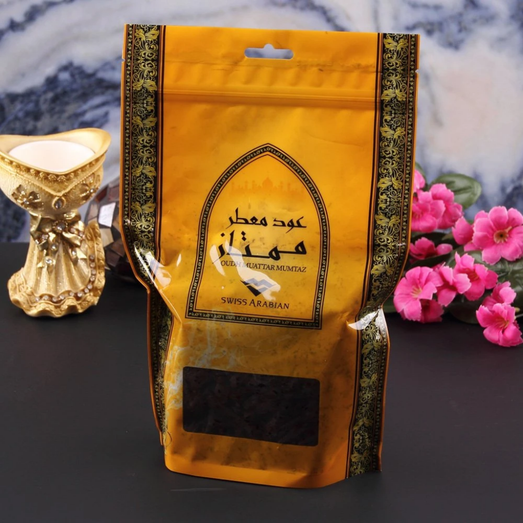 Muattar Mumtaz Bakhoor - 500 GM (17.6 oz) by Swiss Arabian - Intense oud