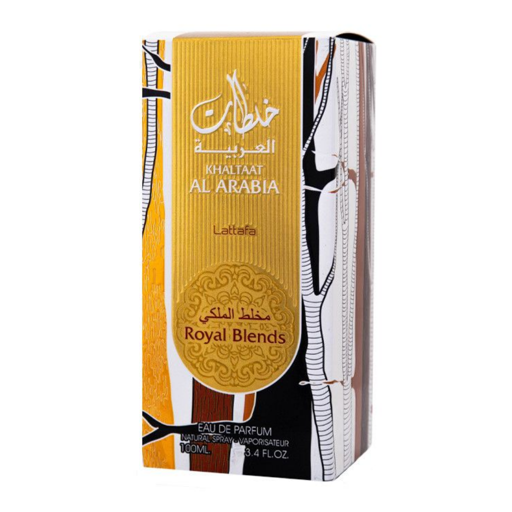 Khaltaat Al Arabia Royal Blend EDP - 100 ML (3.4 oz) by Lattafa - Intense oud