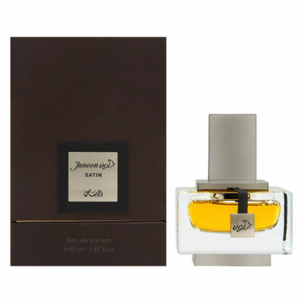 Junoon Satin for Men EDP - 50 ML (1.7 oz) by Rasasi - Intense oud