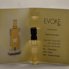 1 Evoke EDP Sample for Women - 1ML (0.05 oz) by Ajmal - Intense oud