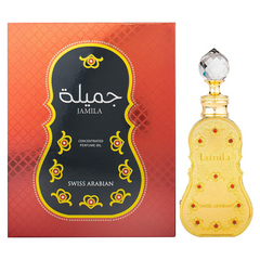 Jamila for Women Perfume Oil - 15 ML (0.5 oz) by Swiss Arabian - Intense oud