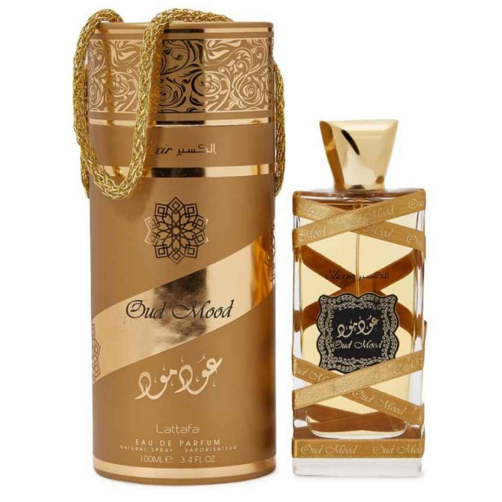 Lattafa Perfumes Fakhar Men, Maahir & Oud Mood Elixir EDP-100ml(3.4 oz) with Magnetic Gift Box Perfect for Gifting - Intense Oud