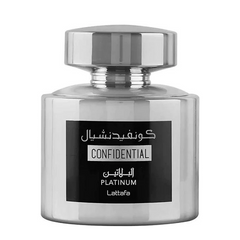 Confidential Platinum EDP - 100ML (3.4 oz) by Lattafa - Intense oud
