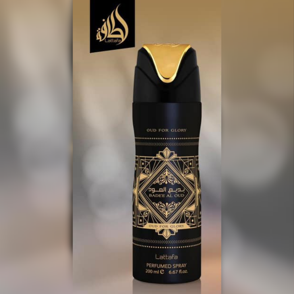 Bade'e Al Oud Deodorant - 200ML (6.7 oz) by Lattafa - Intense Oud