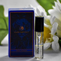 1 Pure Instinct EDP Sample for Men - 1ML (0.05 oz) by Swiss Arabian - Intense oud