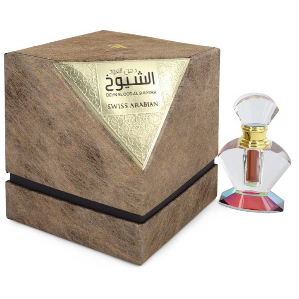 Dehn El Ood Al Shuyokh Perfume Oil - 6 mL (0.2 oz) by Swiss Arabian - Intense oud