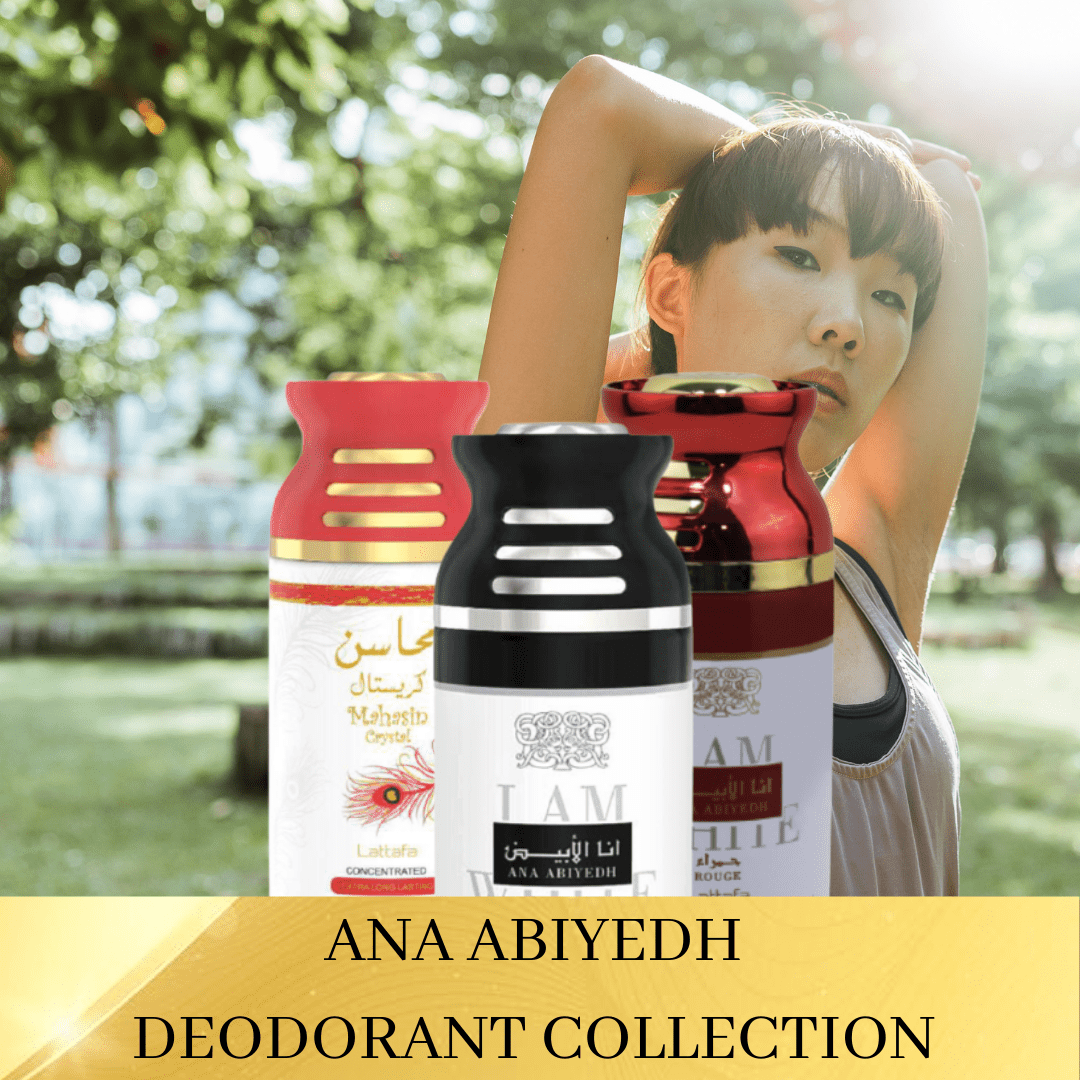 Ana Abiyedh 250ML Deos-Ana Abiyedh, Ana Abiyedh Rouge, Mahasin Crystal - Intense oud