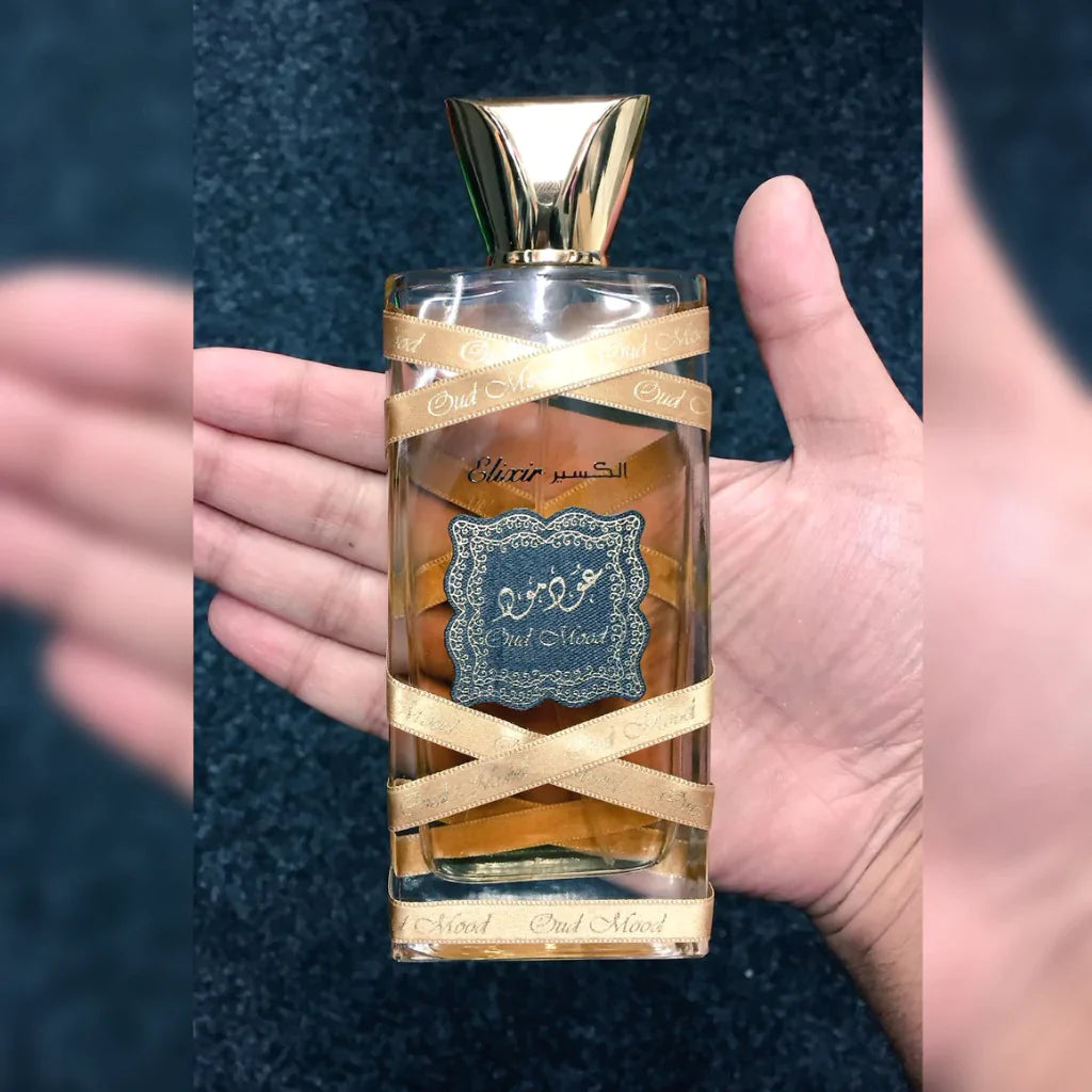 Oud Mood Elixir EDP - 100ML (3.4oz) by Lattafa - Intense Oud