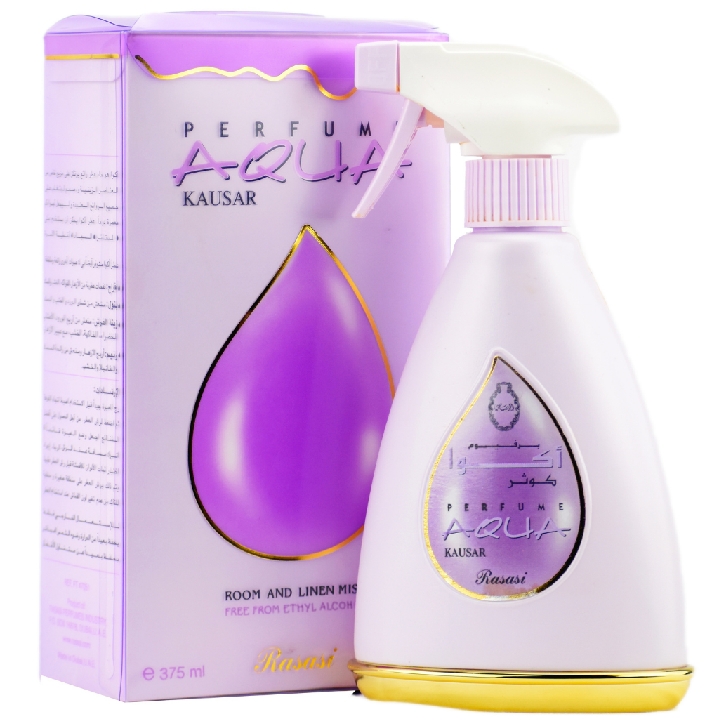 Aqua Kausar Air Freshener - 375 ML (12.7 oz)  by Rasasi - Intense oud