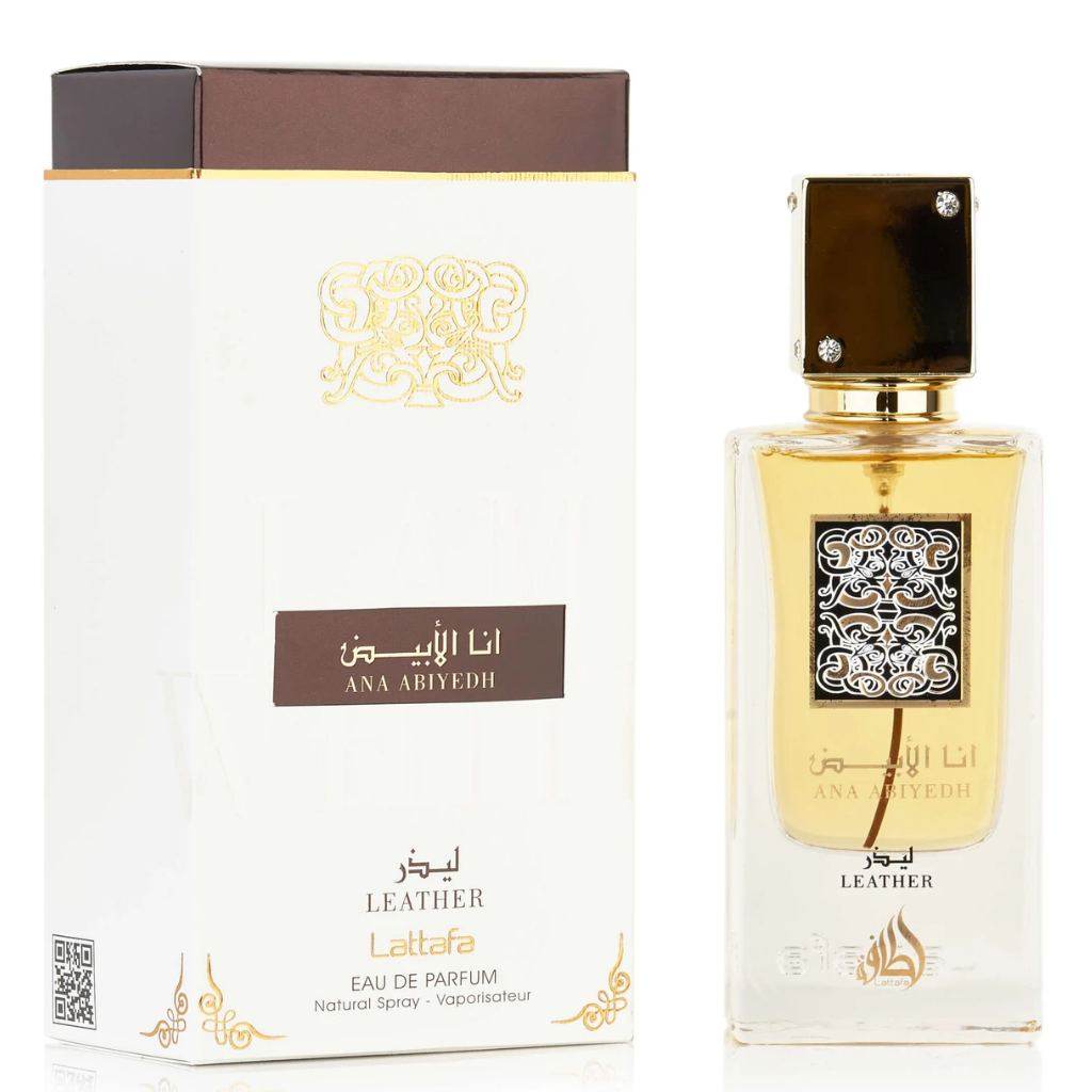 Ana Abiyedh Leather EDP - 60ML (2.0 oz) by Lattafa - Intense oud