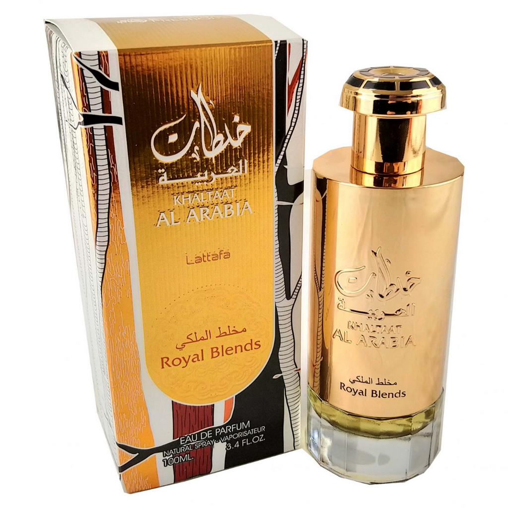 Khaltaat Al Arabia Royal Blend EDP - 100 ML (3.4 oz) by Lattafa - Intense oud