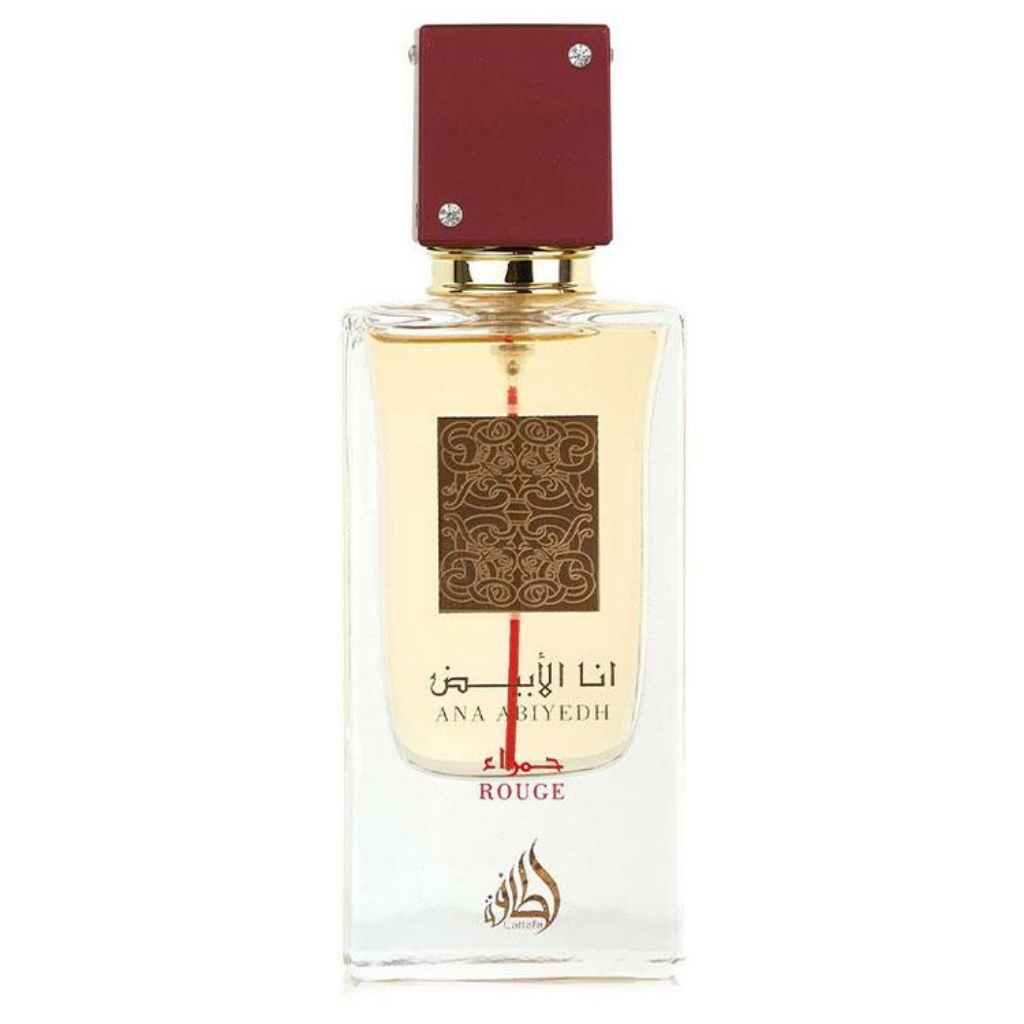 Ana Abiyedh Rouge EDP - 60ML (2.0 oz) (with pouch) by Lattafa - Intense Oud