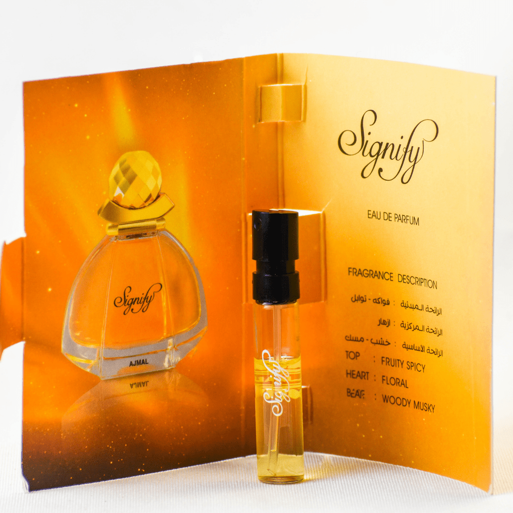 1 Signify EDP Sample for Women - 1ML (0.05 oz) by Ajmal - Intense oud