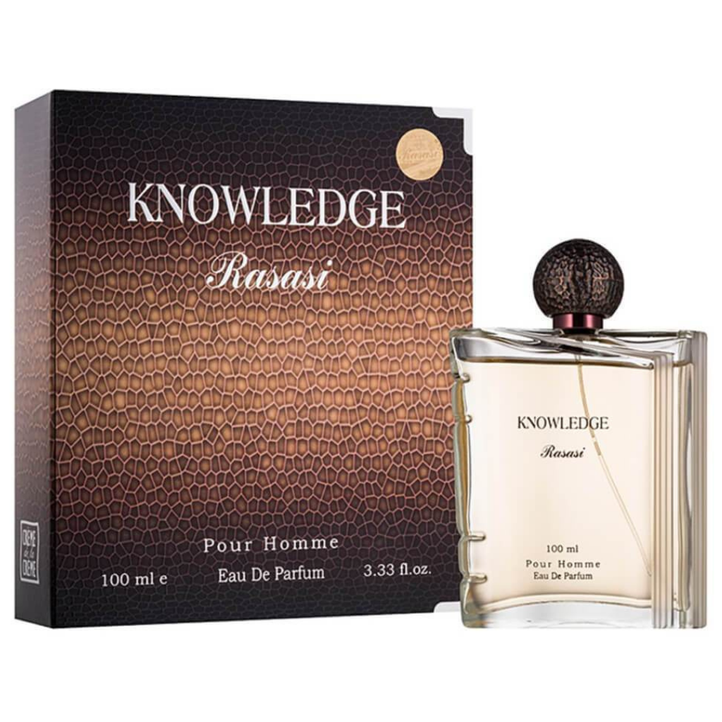 Knowledge for Men EDP - 100 ML (3.4 oz)(with pouch) by Rasasi - Intense Oud